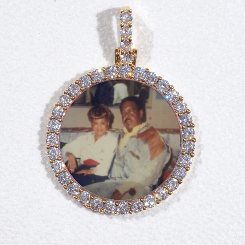3D CIRCLE CUSTOM PICTURE PENDANT SMALL SIZE