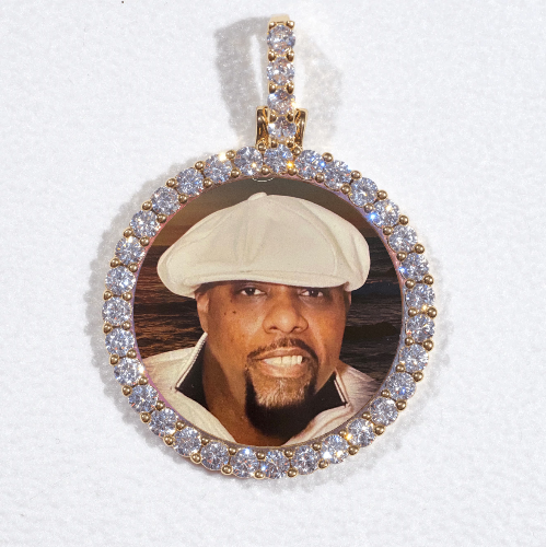 3D CIRCLE CUSTOM PICTURE PENDANT SMALL SIZE