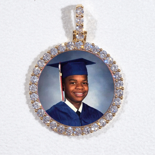 3D CIRCLE CUSTOM PICTURE PENDANT SMALL SIZE