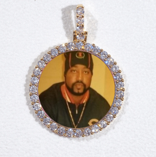 3D CIRCLE CUSTOM PICTURE PENDANT SMALL SIZE