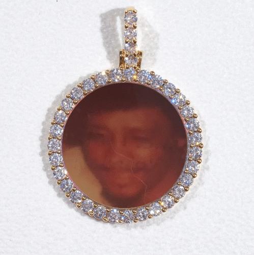 3D CIRCLE CUSTOM PICTURE PENDANT SMALL SIZE