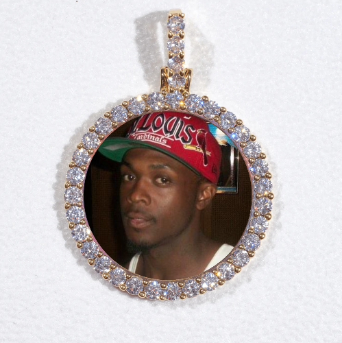 3D CIRCLE CUSTOM PICTURE PENDANT SMALL SIZE
