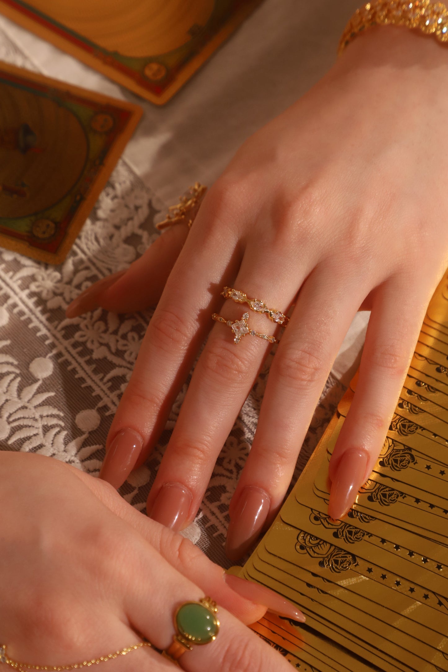 18K Real Gold Plated Starlight Ring