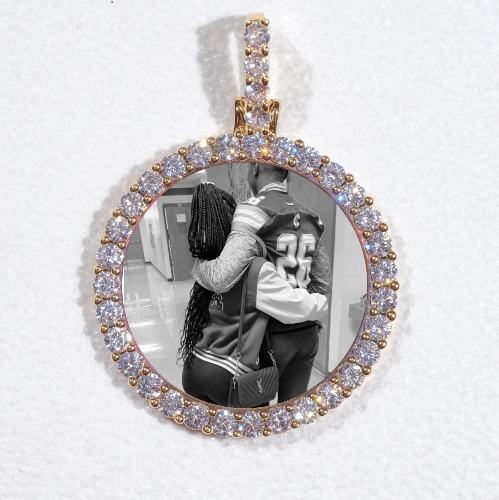3D CIRCLE CUSTOM PICTURE PENDANT SMALL SIZE