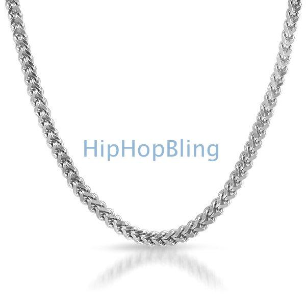 316L Stainless Steel 4mm Franco Hip Hop Chain 36"