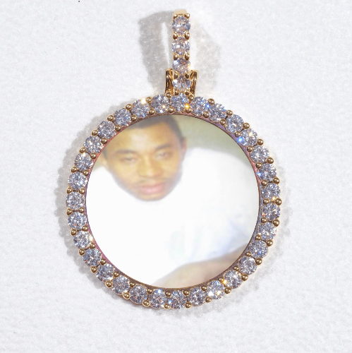 3D CIRCLE CUSTOM PICTURE PENDANT SMALL SIZE