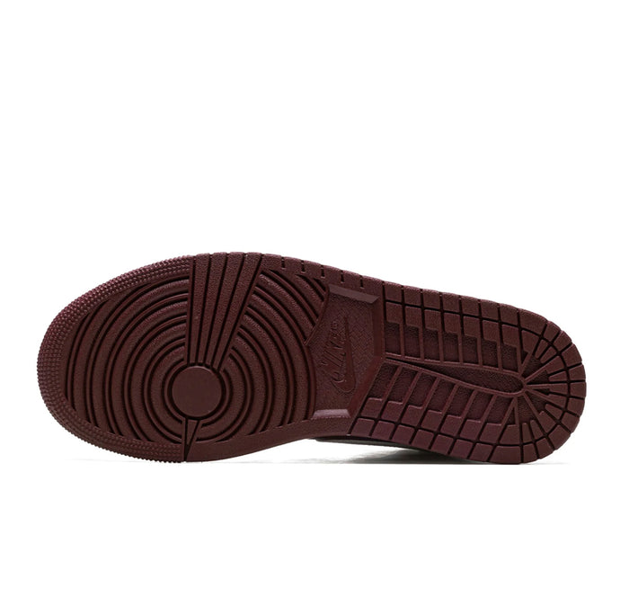 Air Jordan 1 Mid "Split Beach Cherrywood Red"