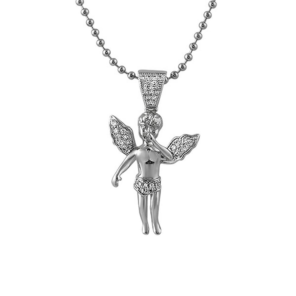 Angel Micro Hip Hop Bling Pendant
