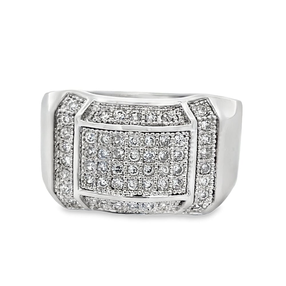 Baller CZ Ring .925 Sterling Silver