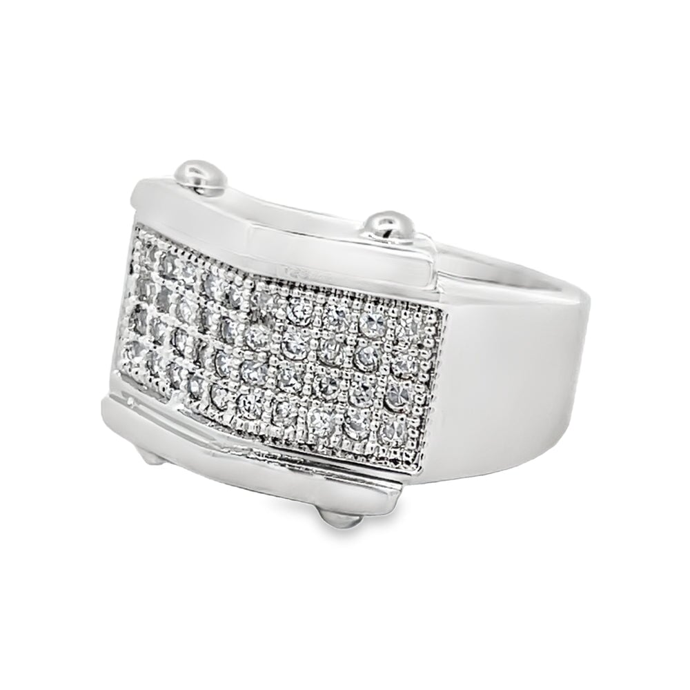 Bolt CZ Ring .925 Sterling Silver