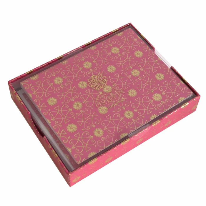 Boxed Notecards - Gilded Pink