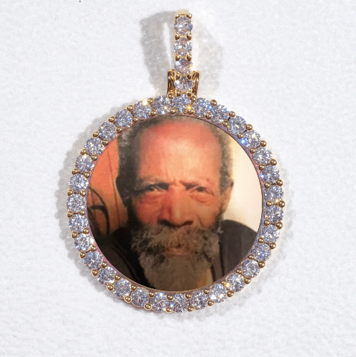 3D CIRCLE CUSTOM PICTURE PENDANT SMALL SIZE