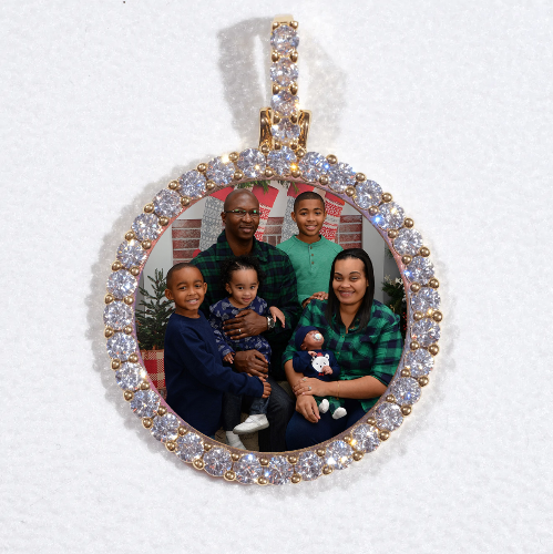 3D CIRCLE CUSTOM PICTURE PENDANT SMALL SIZE