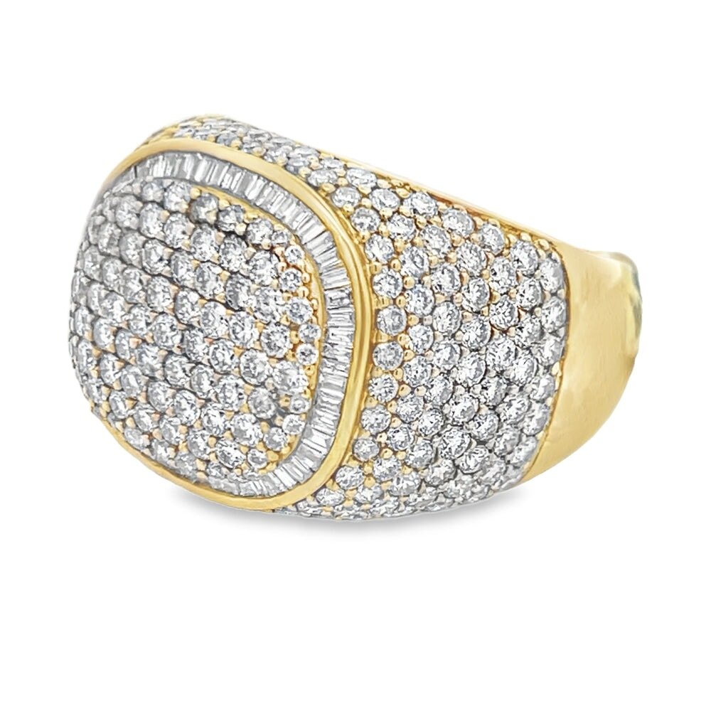 Championship 4.00cttw Diamond Ring 10K Yellow Gold