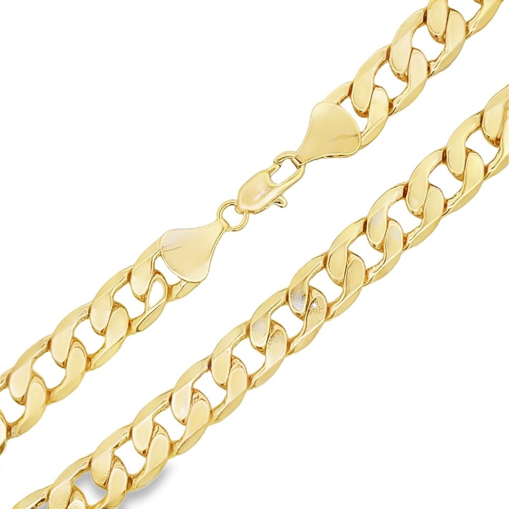 Cuban Curb Gold Plated Chain Necklace