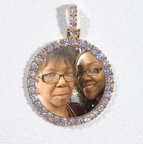 3D CIRCLE CUSTOM PICTURE PENDANT SMALL SIZE