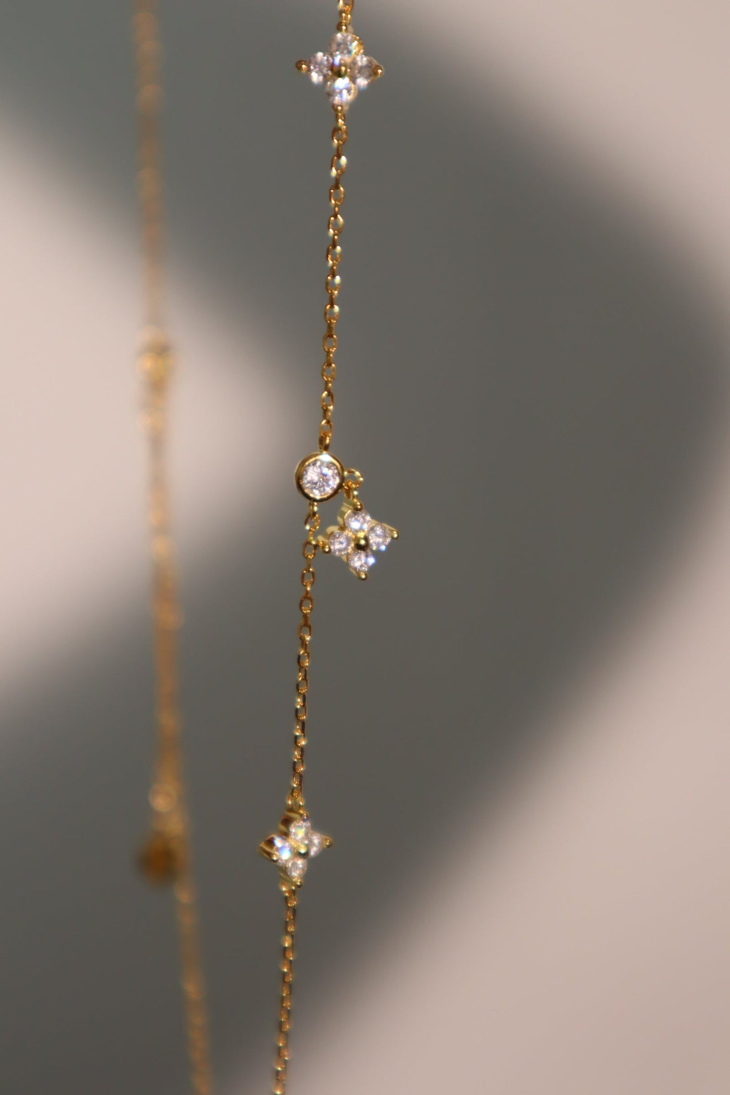 18K Gold Vermeil Multi Starlight Petal Necklace