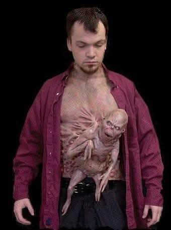 "Little Brother Chest Piece" Halloween Costume Accessory