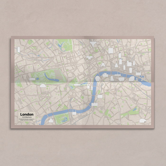 London Sticker & Map Set