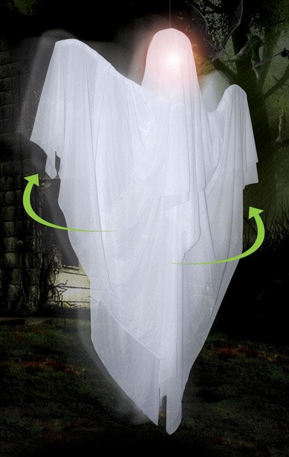 "Rotating Ghost" Animated Hanging Halloween Decoration