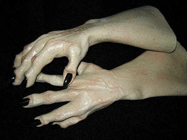 "Werewolf Monster Hands" Deluxe Latex Halloween Costume Gloves