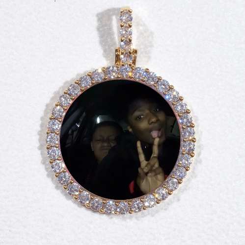 3D CIRCLE CUSTOM PICTURE PENDANT SMALL SIZE