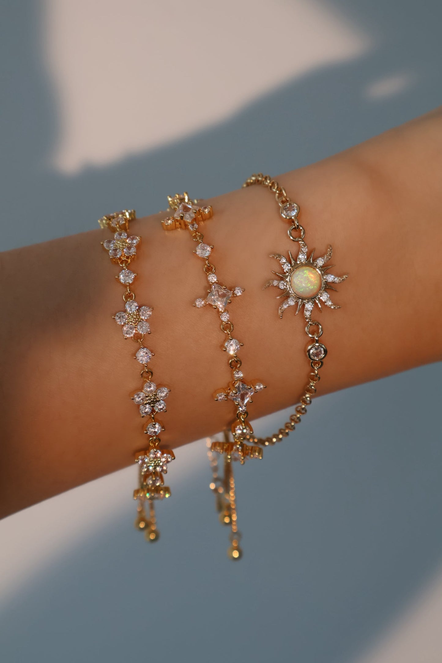 18K Real Gold Plated Starlight Bloom Bracelet