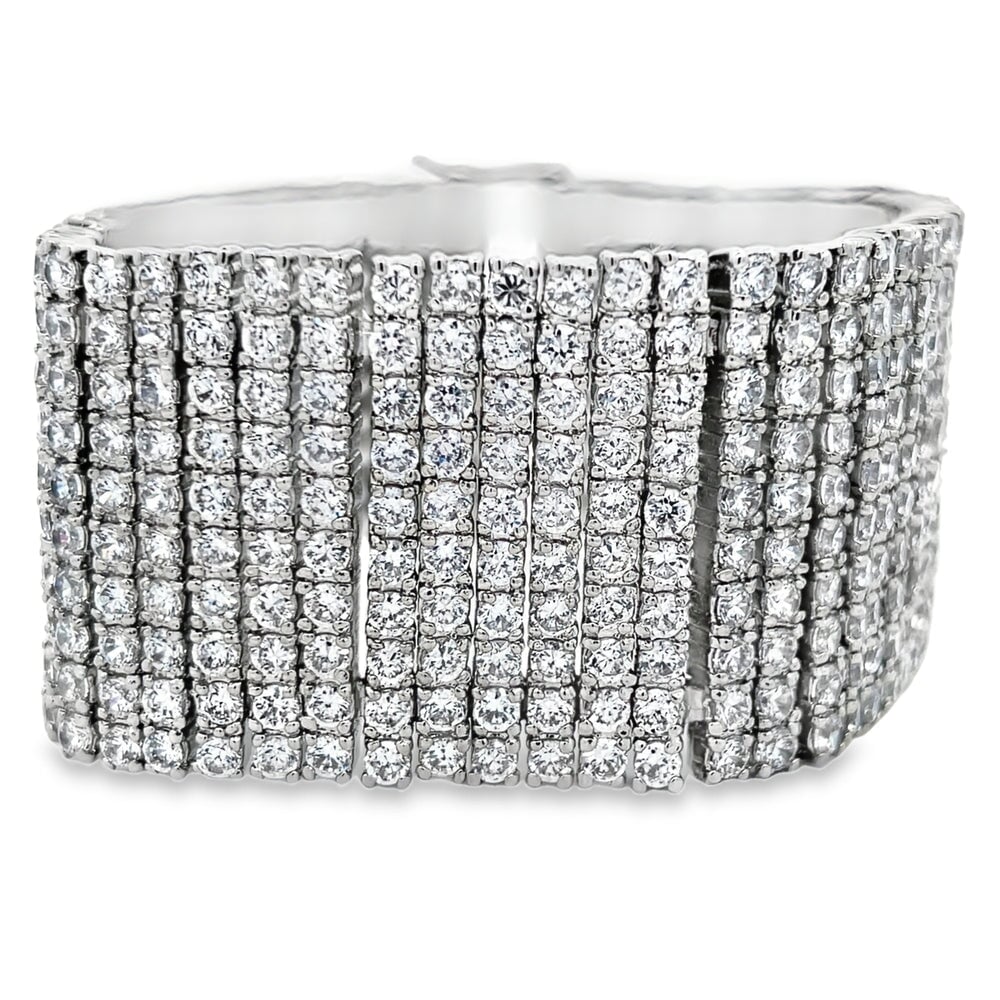 10 Row CZ Tennis Bracelet