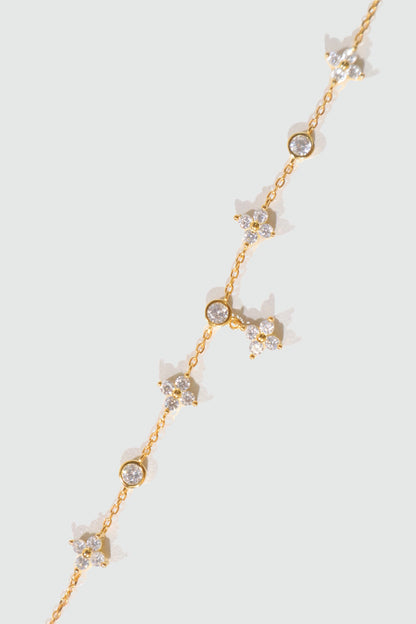 18K Gold Vermeil Multi Starlight Petal Bracelet