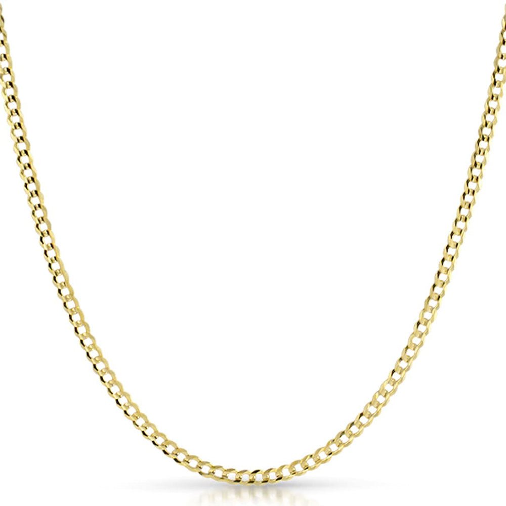 10K Yellow Gold Cuban Chain Lightweight