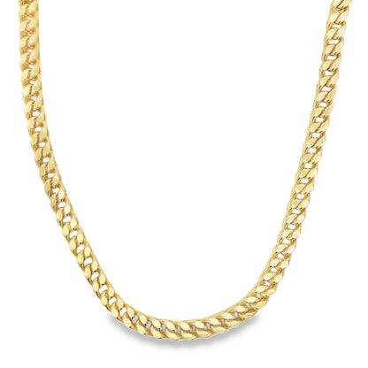 10K Yellow Gold Franco Chain Lightweight