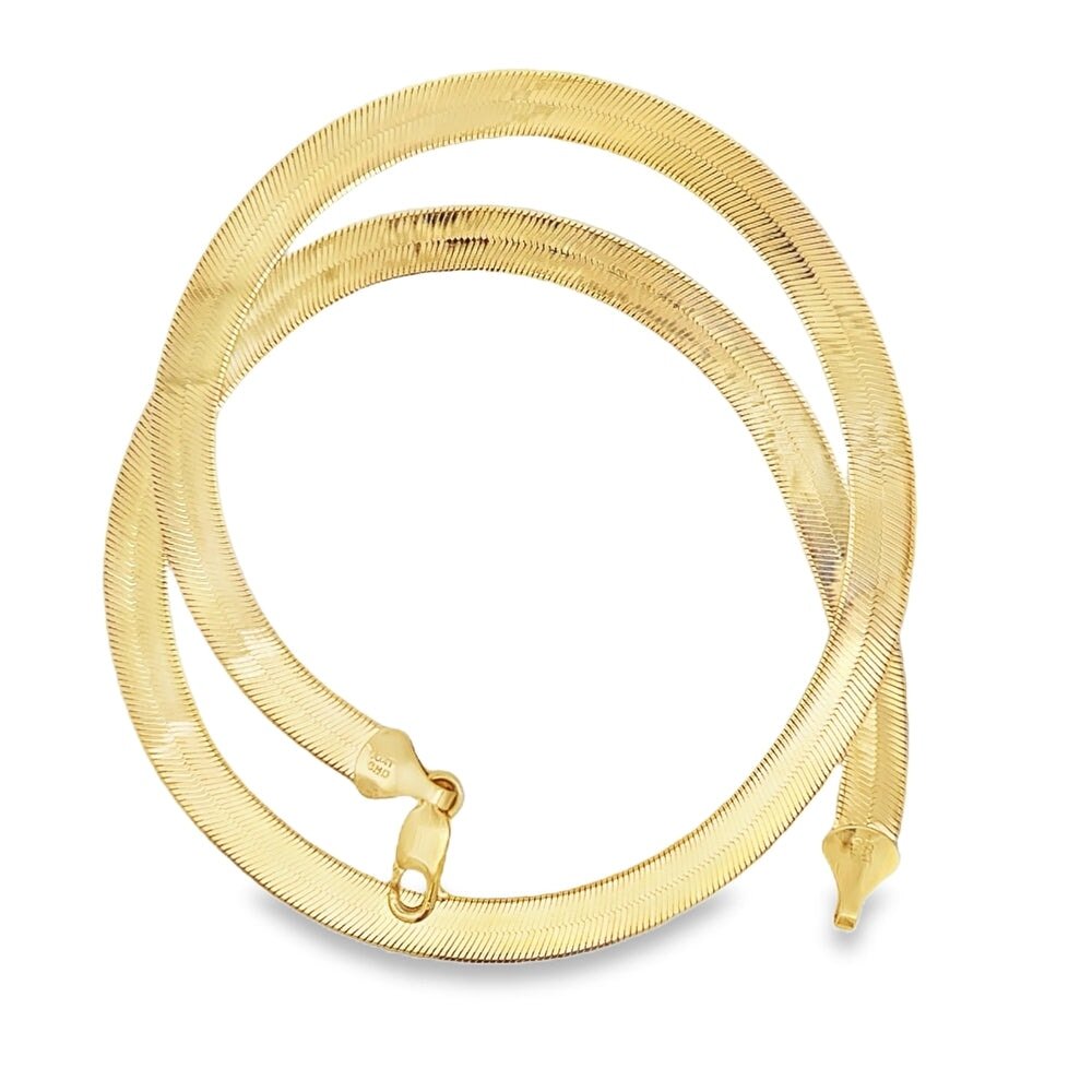 10K Yellow Gold Herringbone Chain