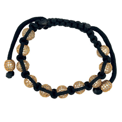 10MM 10 Ball CZ Disco Ball Bracelet