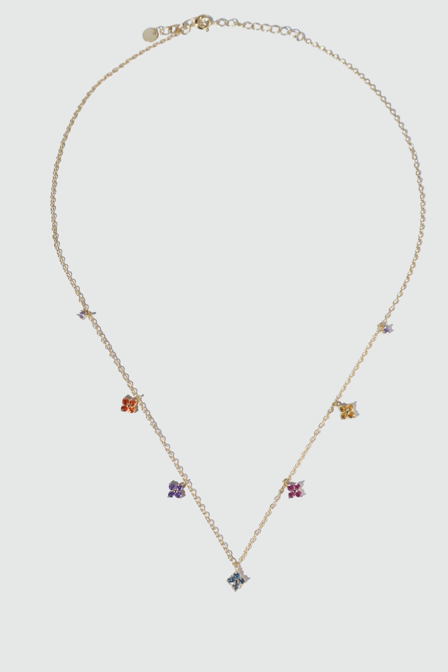 18K Gold Vermeil Color Petal Necklace
