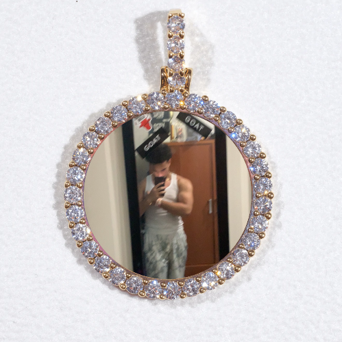 3D CIRCLE CUSTOM PICTURE PENDANT SMALL SIZE