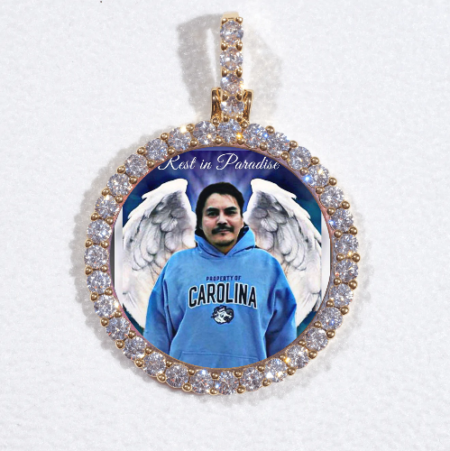 3D CIRCLE CUSTOM PICTURE PENDANT SMALL SIZE