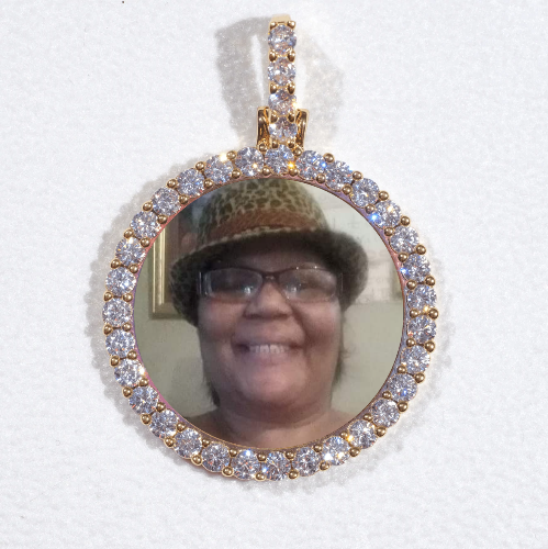 3D CIRCLE CUSTOM PICTURE PENDANT SMALL SIZE