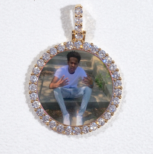 3D CIRCLE CUSTOM PICTURE PENDANT SMALL SIZE
