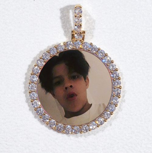 3D CIRCLE CUSTOM PICTURE PENDANT SMALL SIZE