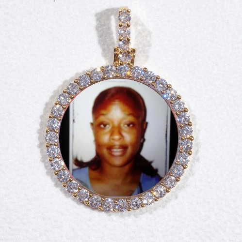 3D CIRCLE CUSTOM PICTURE PENDANT SMALL SIZE