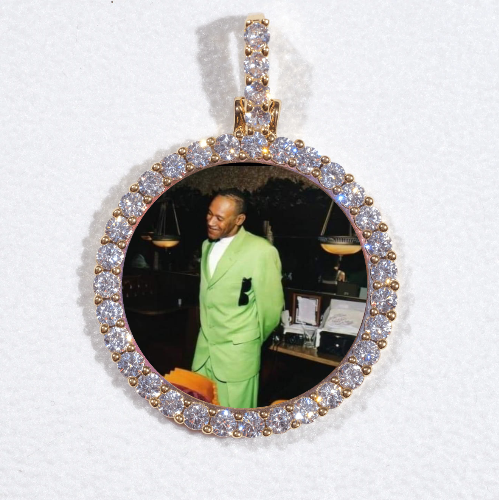 3D CIRCLE CUSTOM PICTURE PENDANT SMALL SIZE