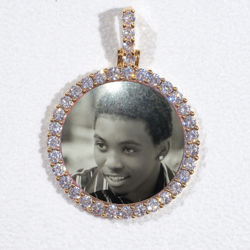 3D CIRCLE CUSTOM PICTURE PENDANT SMALL SIZE