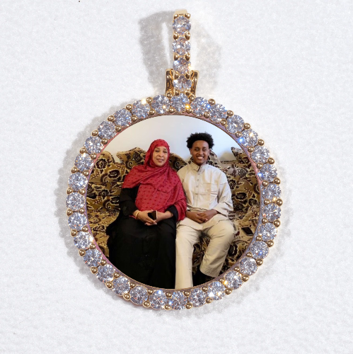 3D CIRCLE CUSTOM PICTURE PENDANT SMALL SIZE