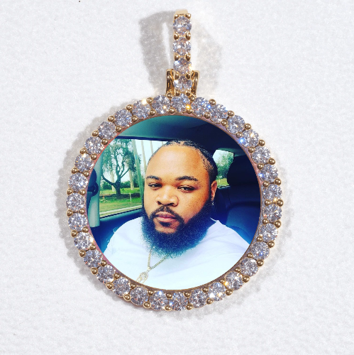 3D CIRCLE CUSTOM PICTURE PENDANT SMALL SIZE