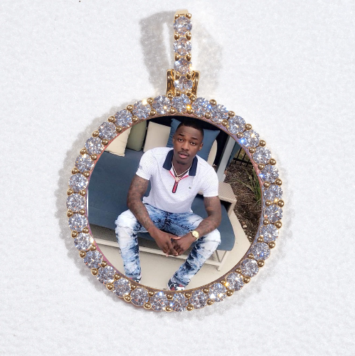 3D CIRCLE CUSTOM PICTURE PENDANT SMALL SIZE