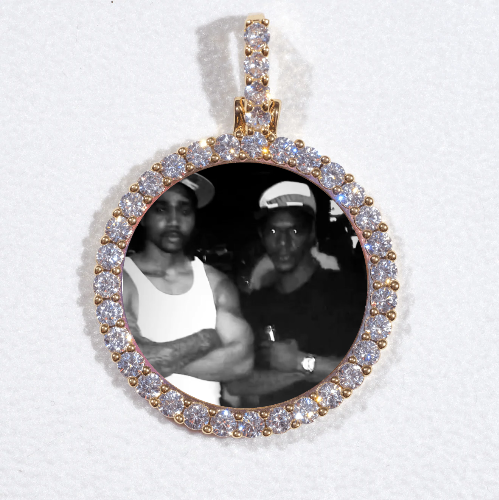 3D CIRCLE CUSTOM PICTURE PENDANT SMALL SIZE