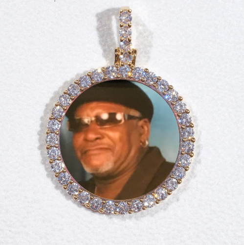 3D CIRCLE CUSTOM PICTURE PENDANT SMALL SIZE