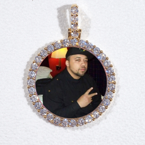 3D CIRCLE CUSTOM PICTURE PENDANT SMALL SIZE