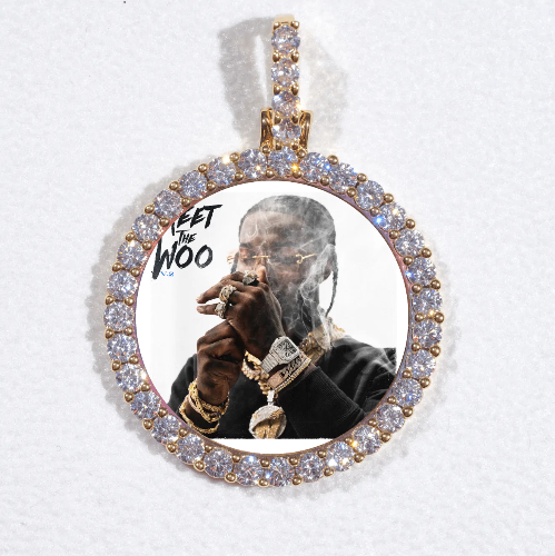 3D CIRCLE CUSTOM PICTURE PENDANT SMALL SIZE