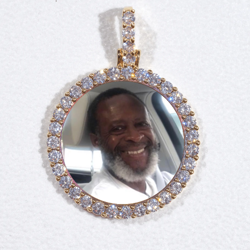 3D CIRCLE CUSTOM PICTURE PENDANT SMALL SIZE